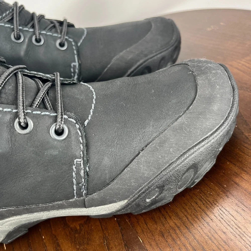 Merrell Coda Mid Boots Mens 8 Black Leather Lace Up Waterproof Outdoor Ortholite